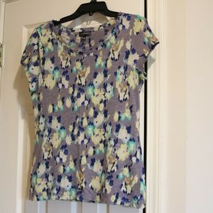 The Limited Gray Floral Shirt Size Medium